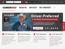 Tablet Screenshot of carrierweb.com